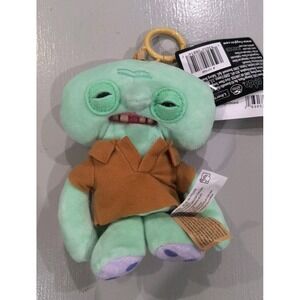 Zuru Fuggler x Spongebob Squarepants Keychain Plush Ring SQUIDWARD 5 in Clip on